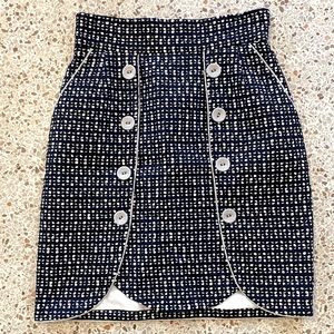 Cynthia Steffe Button Tulip Skirt